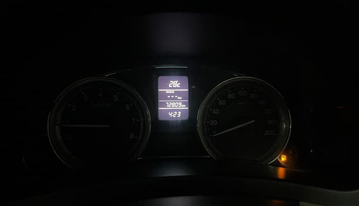 2017 Maruti Ciaz ALPHA 1.4 PETROL, CNG, Manual, 75,352 km, Odometer Image