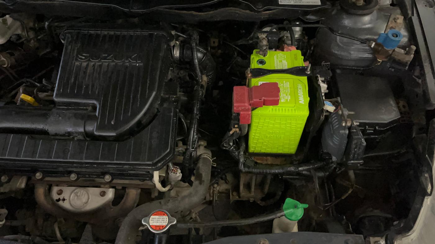 2017 Maruti Ciaz ALPHA 1.4 PETROL, CNG, Manual, 75,352 km, Engine View - Left