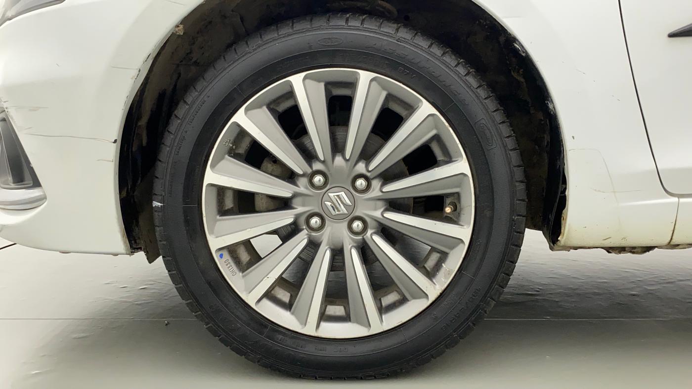 2018 Maruti Ciaz ALPHA 1.5 SHVS PETROL, Petrol, Manual, 60,556 km, Left Front Wheel