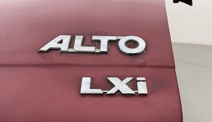 2012 Maruti Alto LXI, Petrol, Manual, 61,617 km, Dicky (Boot door) - Minor scratches