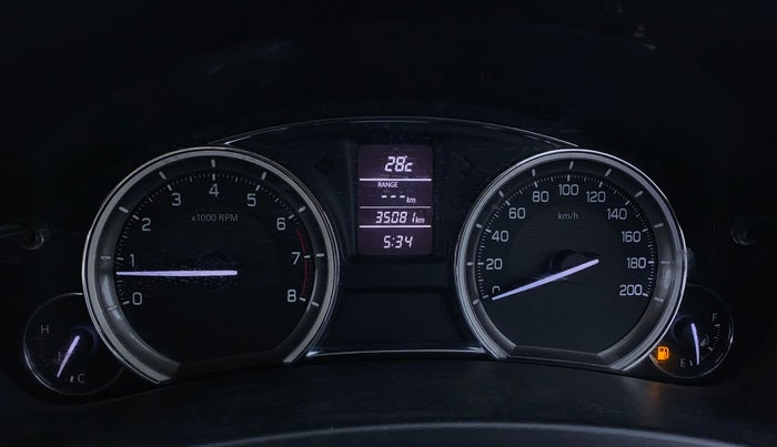 2016 Maruti Ciaz VXI+, Petrol, Manual, 35,074 km, Odometer Image
