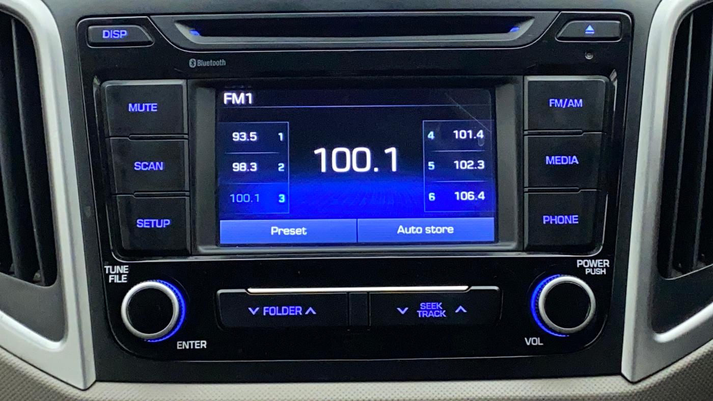 2018 Hyundai Creta E PLUS 1.6 PETROL, Petrol, Manual, 83,563 km, Infotainment System