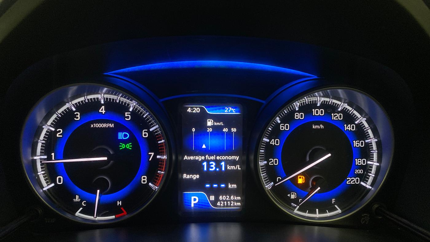 2020 Toyota Glanza V CVT, Petrol, Automatic, 42,083 km, Odometer Image