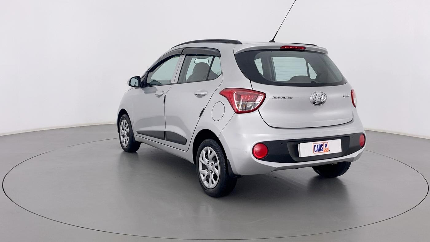 2018 Hyundai Grand i10 SPORTZ 1.2 KAPPA VTVT, Petrol, Manual, 19,102 km, Left Back Diagonal