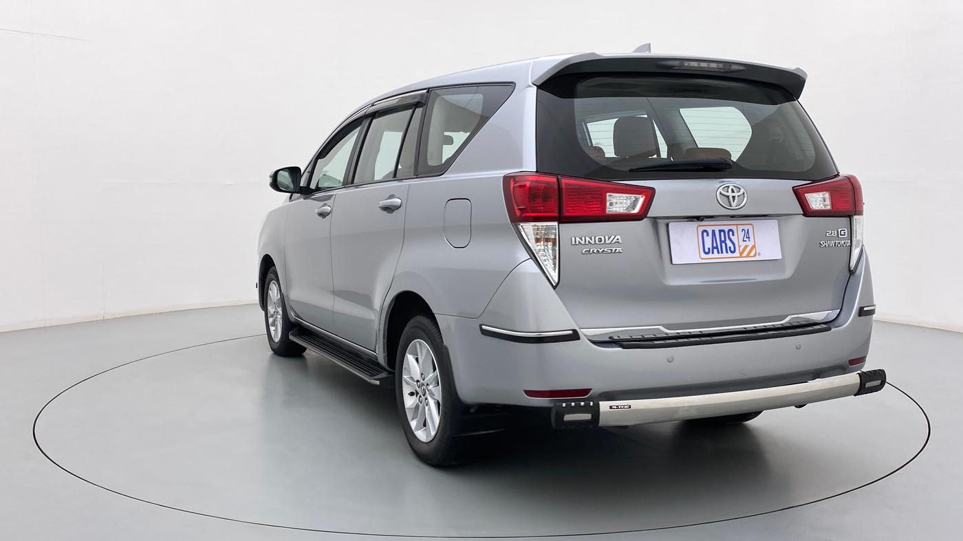 2019 Toyota Innova Crysta 2.8 GX AT 8 STR, Diesel, Automatic, 28,059 km, Left Back Diagonal