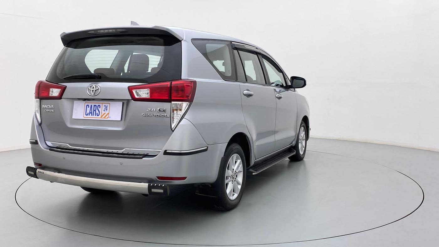 2019 Toyota Innova Crysta 2.8 GX AT 8 STR, Diesel, Automatic, 28,059 km, Right Back Diagonal