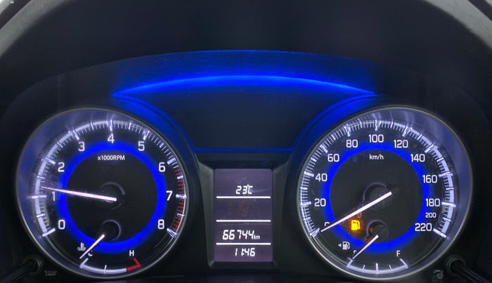 2019 Maruti Baleno DELTA PETROL 1.2, Petrol, Manual, 66,744 km, Odometer Image