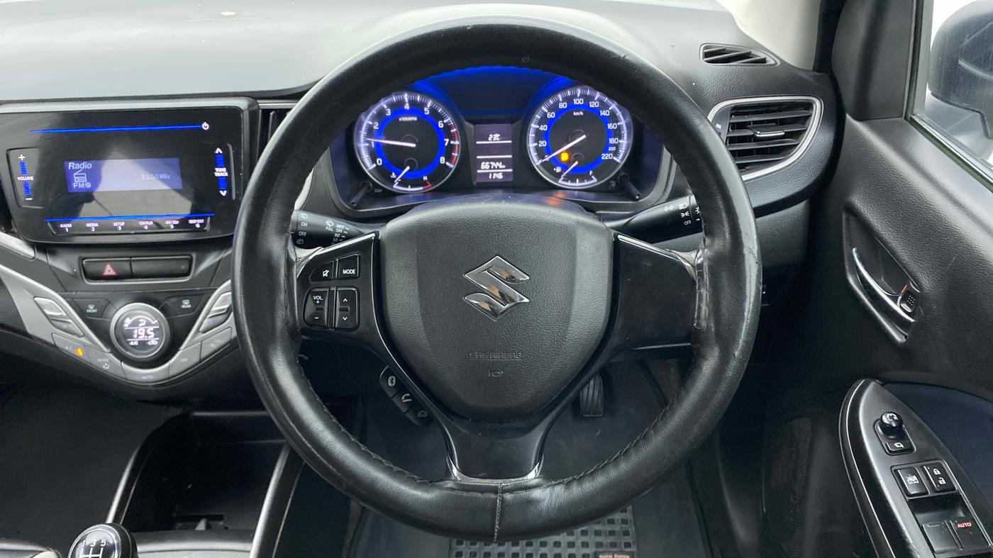 2019 Maruti Baleno DELTA PETROL 1.2, Petrol, Manual, 66,744 km, Steering Wheel Close Up