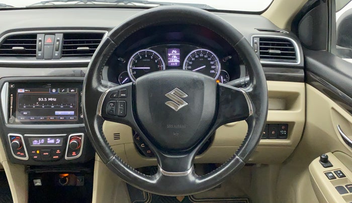 2018 Maruti Ciaz ALPHA 1.4 PETROL, Petrol, Manual, 1,13,780 km, Steering Wheel Close Up