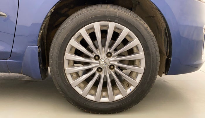 2018 Maruti Ciaz ALPHA 1.4 PETROL, Petrol, Manual, 1,13,780 km, Right Front Wheel