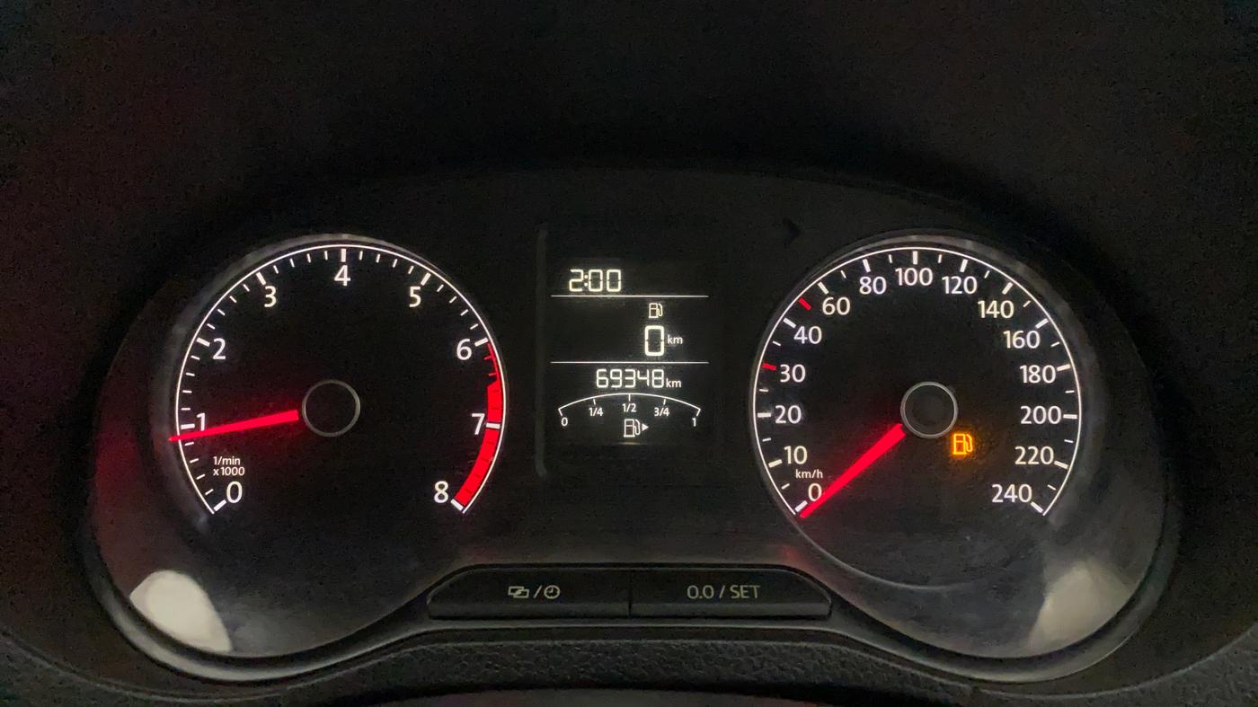 2016 Volkswagen Ameo COMFORTLINE 1.2L, Petrol, Manual, 69,413 km, Odometer Image