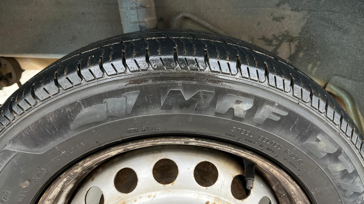 2014 Datsun Go A, Petrol, Manual, 58,717 km, Right Rear Tyre Tread