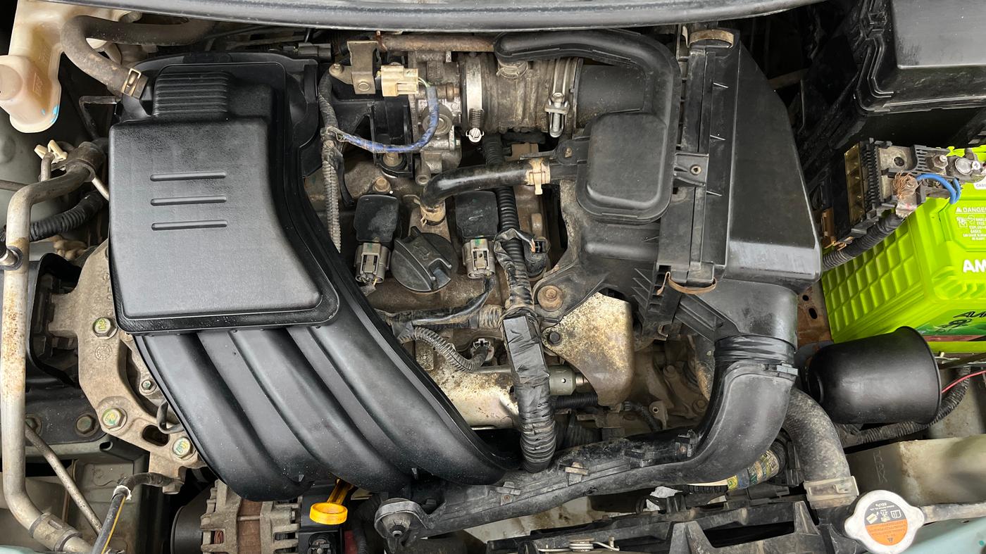 2014 Datsun Go A, Petrol, Manual, 58,717 km, Engine View