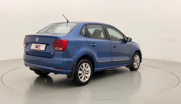 2016 Volkswagen Ameo HIGHLINE1.5L, Diesel, Manual, 1,17,305 km, Right Back Diagonal