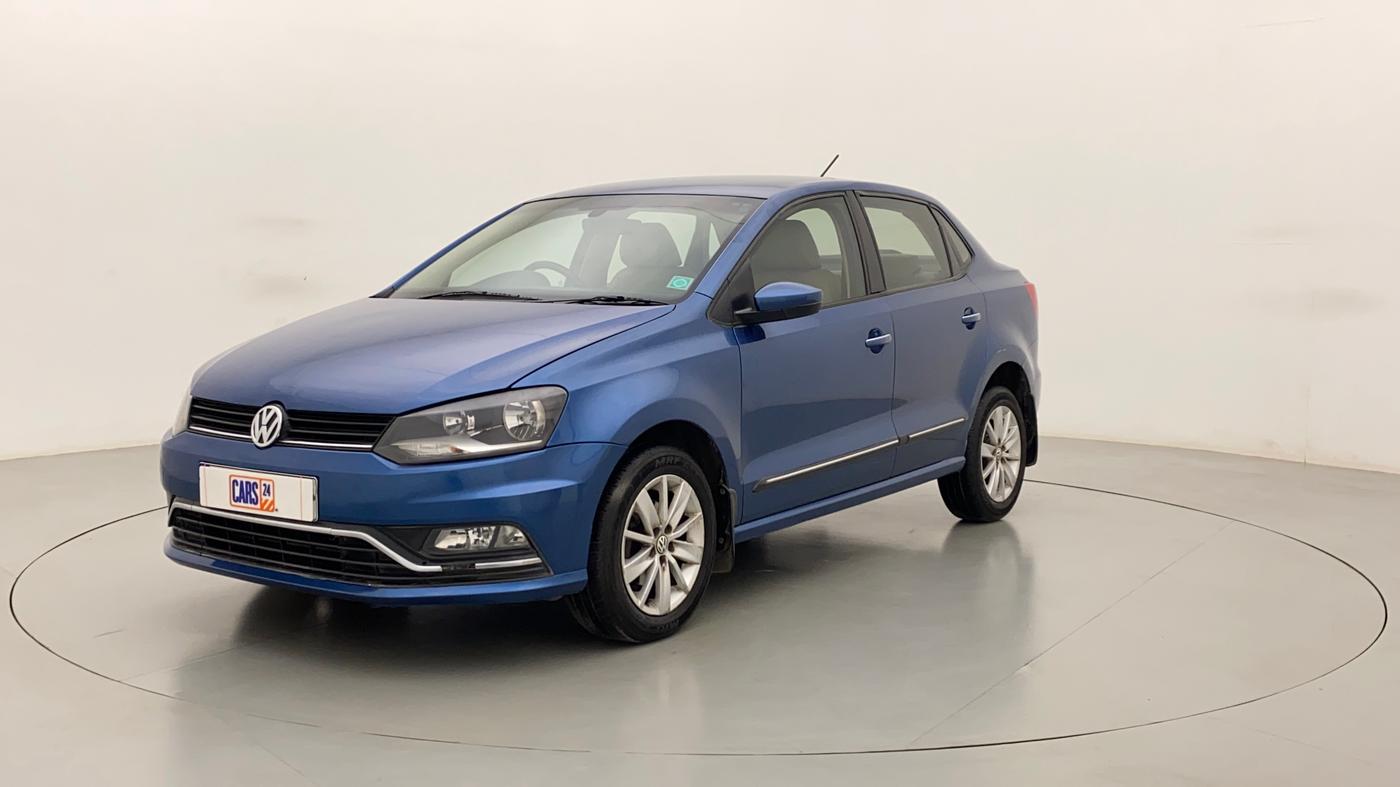 2016 Volkswagen Ameo HIGHLINE1.5L, Diesel, Manual, 1,17,305 km, Left Front Diagonal