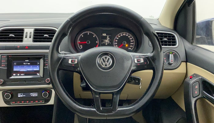 2016 Volkswagen Ameo HIGHLINE1.5L, Diesel, Manual, 1,17,305 km, Steering Wheel Close Up