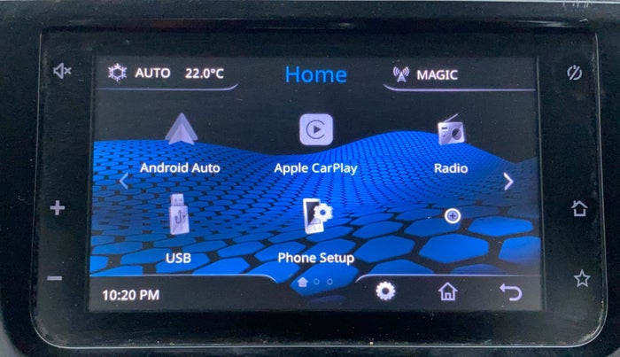 2020 Tata Tiago XZA+ DUAL TONE 1.2RTN, Petrol, Automatic, 68,784 km, Infotainment System