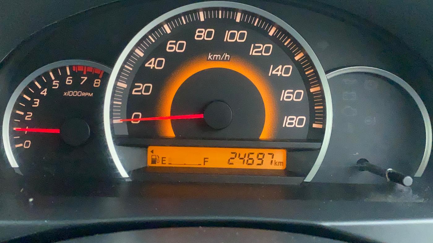 2011 Maruti Wagon R 1.0 VXI, Petrol, Manual, 24,697 km, Odometer Image