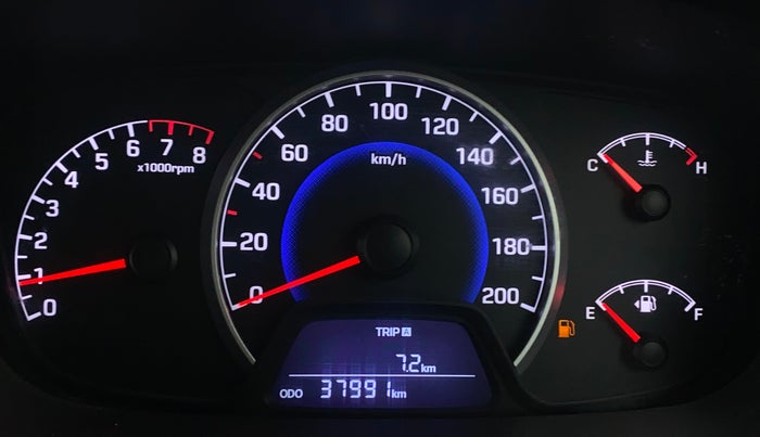 2018 Hyundai Grand i10 SPORTZ (O) 1.2 KAPPA VTVT, Petrol, Manual, 37,985 km, Odometer Image