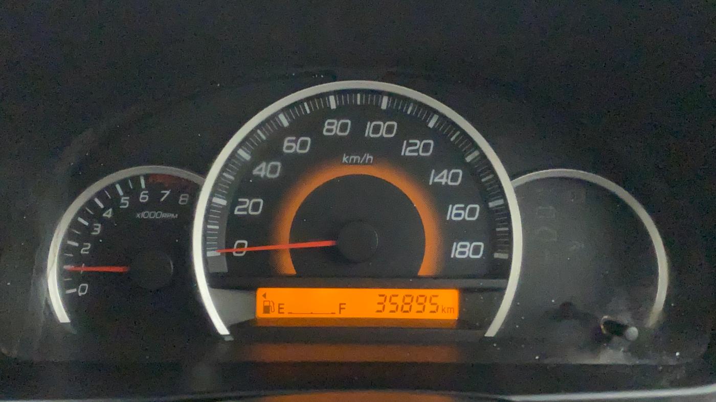2013 Maruti Wagon R 1.0 VXI, Petrol, Manual, 35,895 km, Odometer Image