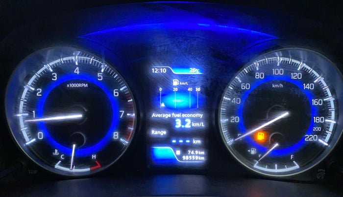 2019 Maruti Baleno ALPHA PETROL 1.2, Petrol, Manual, 98,755 km, Odometer Image