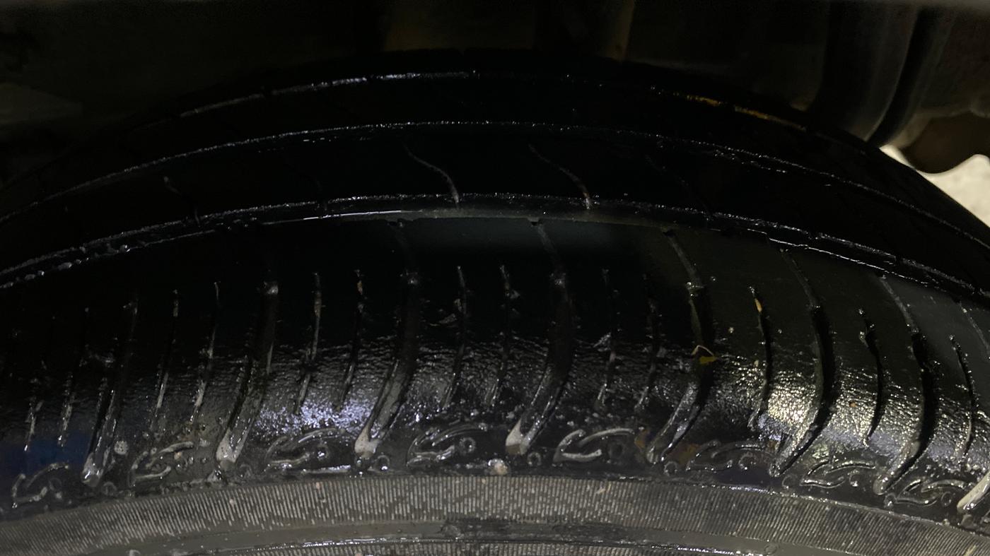 2023 Tata Tiago XTA PETROL, Petrol, Automatic, 19,705 km, Left Rear Tyre Tread