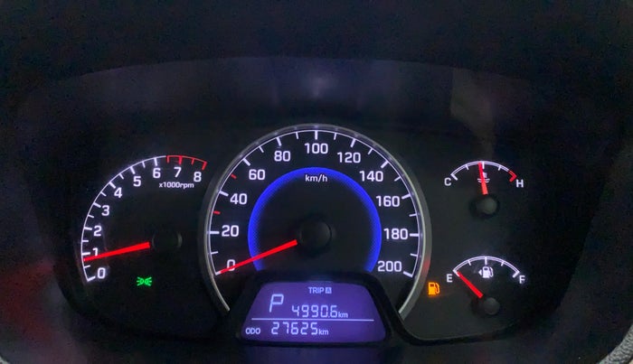 2016 Hyundai Grand i10 ASTA (O) AT 1.2 KAPPA VTVT, Petrol, Automatic, 27,763 km, Odometer Image