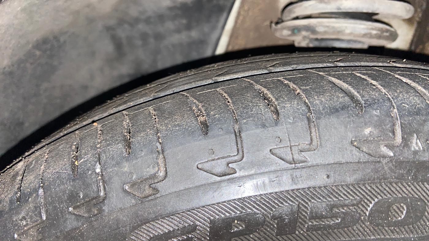 2024 Maruti IGNIS SIGMA 1.2, CNG, Manual, 34,895 km, Left Front Tyre Tread