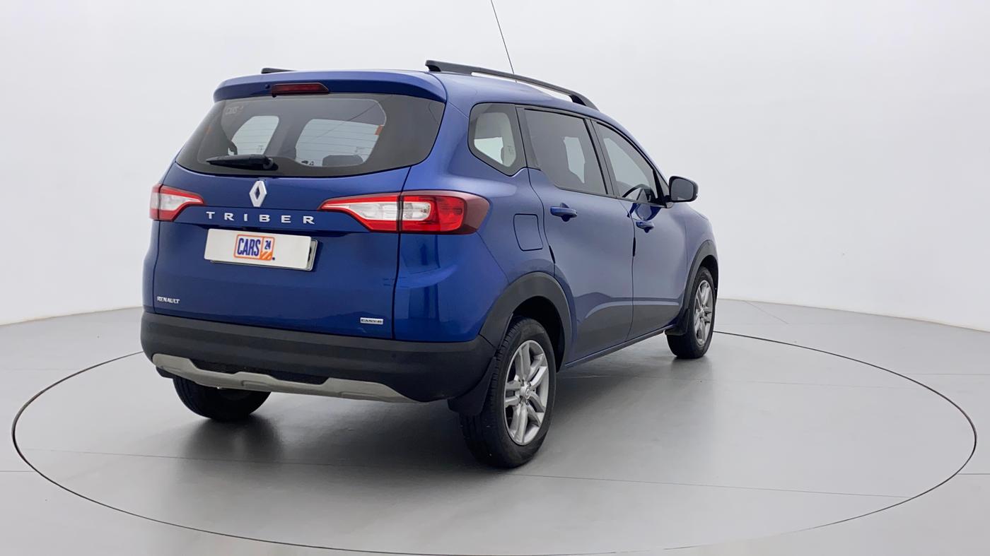 2021 Renault TRIBER RXZ AMT, Petrol, Automatic, 22,740 km, Right Back Diagonal