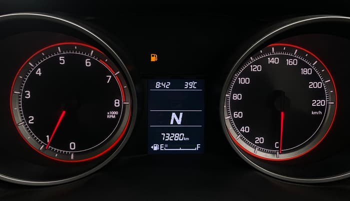 2019 Maruti Swift VXI AMT, Petrol, Automatic, 73,277 km, Odometer Image