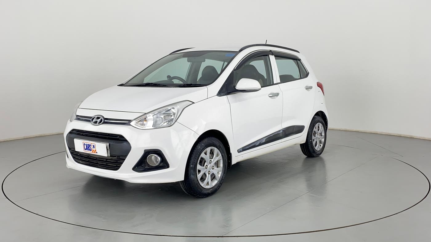2013 Hyundai Grand i10 SPORTZ 1.2 KAPPA VTVT, Petrol, Manual, 64,735 km, Left Front Diagonal