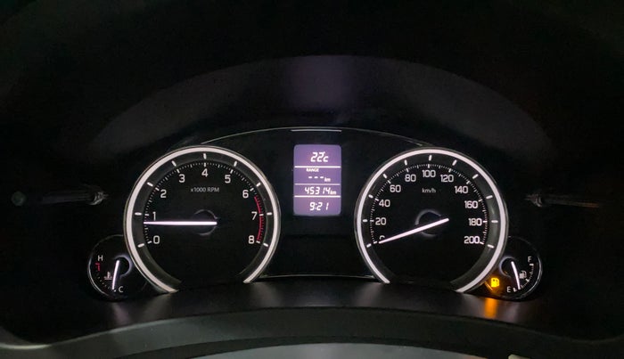 2014 Maruti Ciaz VXI, Petrol, Manual, 45,312 km, Odometer Image