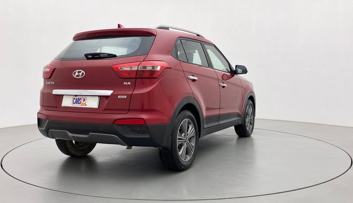 2017 Hyundai Creta SX PLUS AT 1.6 PETROL, Petrol, Automatic, 1,16,844 km, Right Back Diagonal