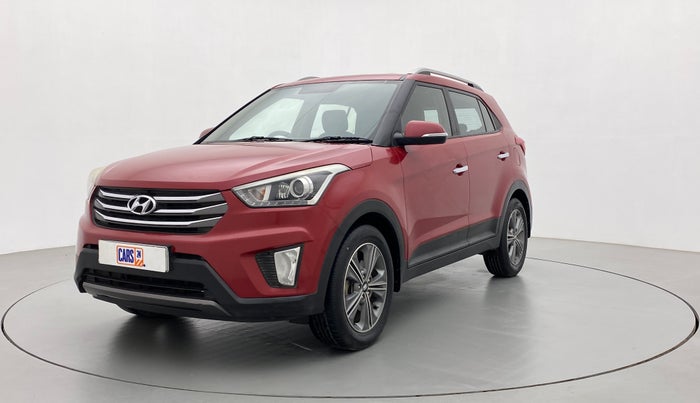 2017 Hyundai Creta SX PLUS AT 1.6 PETROL, Petrol, Automatic, 1,16,844 km, Left Front Diagonal