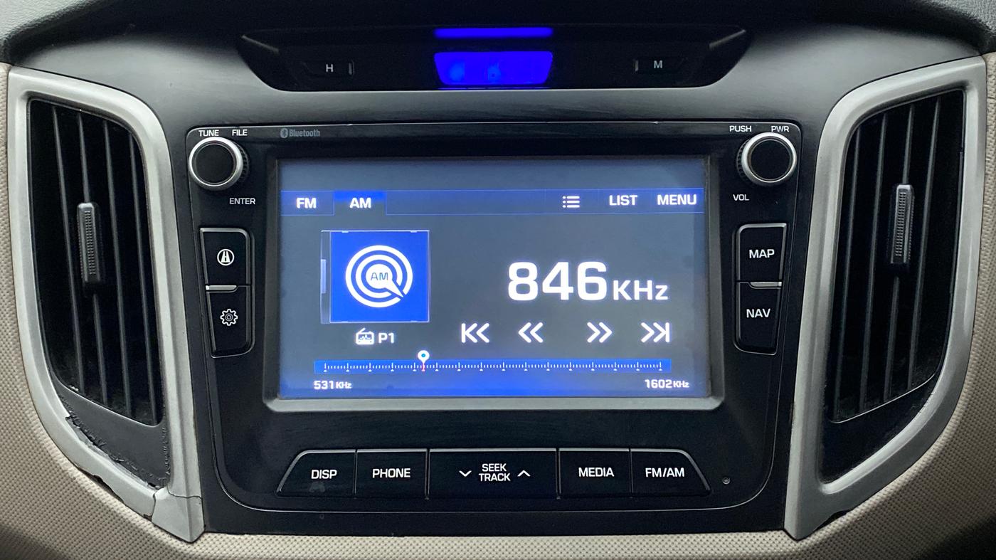 2017 Hyundai Creta SX PLUS AT 1.6 PETROL, Petrol, Automatic, 1,16,844 km, Infotainment System