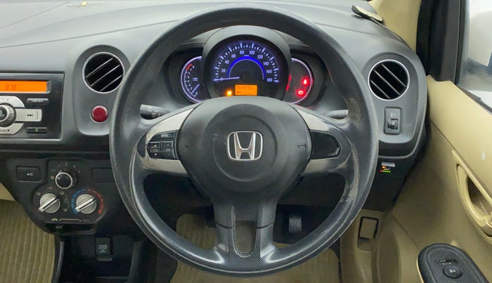 2015 Honda Amaze 1.2L I-VTEC S, CNG, Manual, 54,737 km, Steering Wheel Close Up