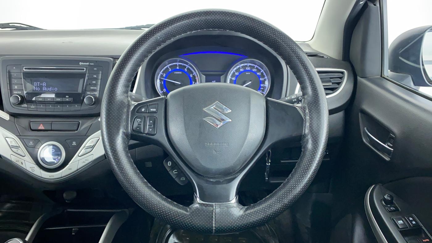 2017 Maruti Baleno DELTA PETROL 1.2, Petrol, Manual, 32,550 km, Steering Wheel Close Up
