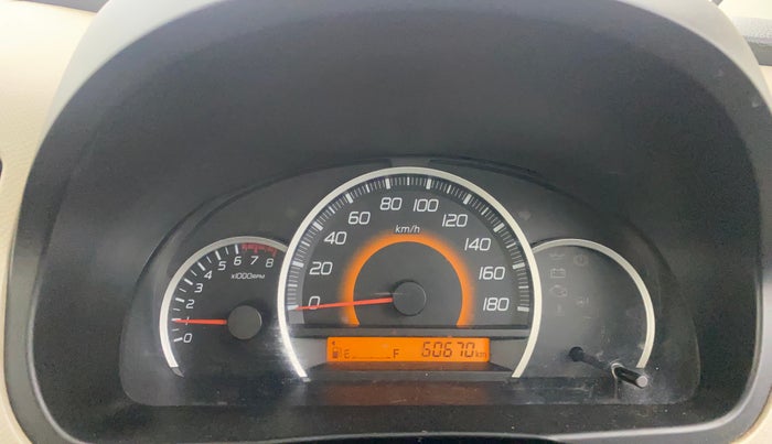 2013 Maruti Wagon R 1.0 VXI, Petrol, Manual, 60,670 km, Odometer Image