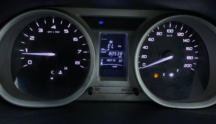 2017 Tata Tiago XZ PETROL, Petrol, Manual, 80,480 km, Odometer Image