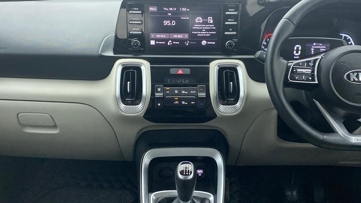 2021 KIA SONET HTX 1.0 IMT, Petrol, Manual, 11,519 km, Air Conditioner