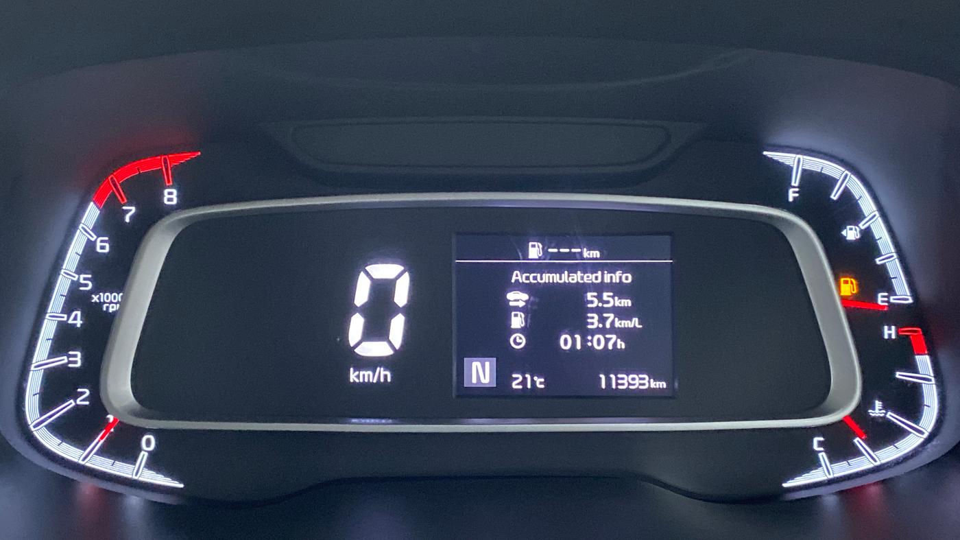 2021 KIA SONET HTX 1.0 IMT, Petrol, Manual, 11,519 km, Odometer Image