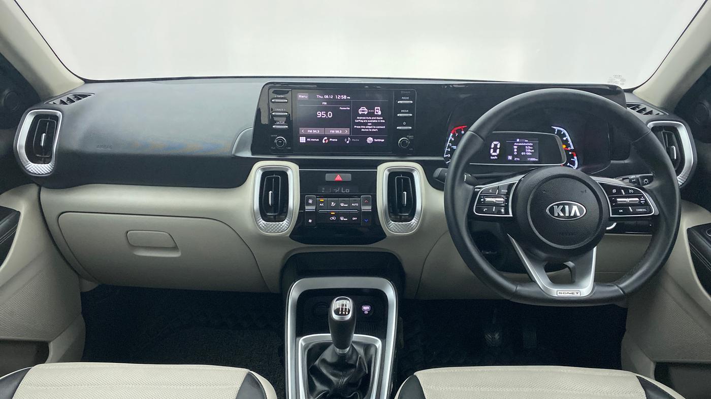 2021 KIA SONET HTX 1.0 IMT, Petrol, Manual, 11,519 km, Dashboard