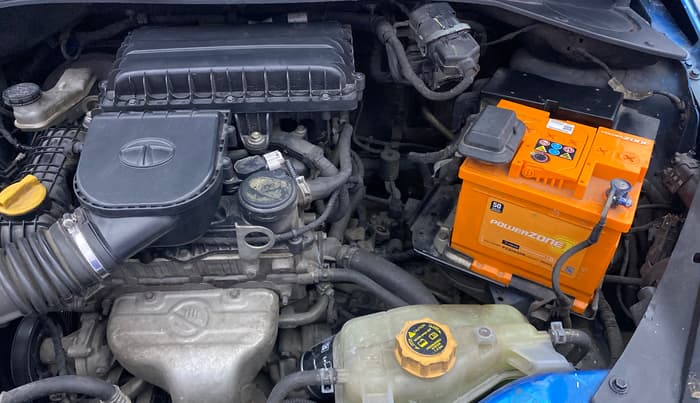 2019 Tata Tiago XZ PLUS PETROL, Petrol, Manual, 1,29,376 km, Engine View - Left