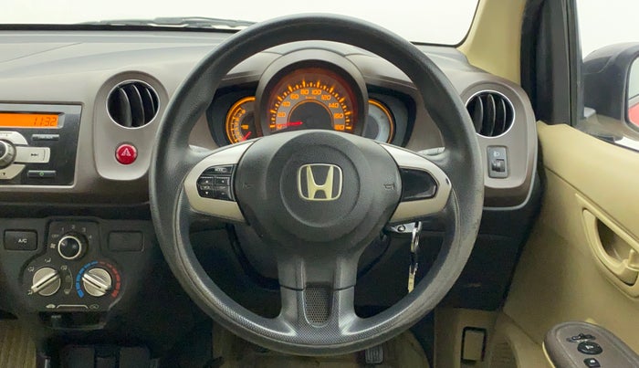 2013 Honda Brio S MT, Petrol, Manual, 51,882 km, Steering Wheel Close Up