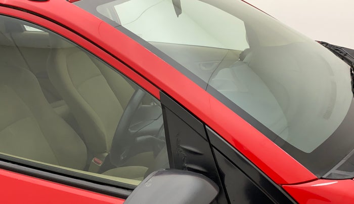 2013 Honda Brio S MT, Petrol, Manual, 51,882 km, Right A pillar - Paint is slightly faded