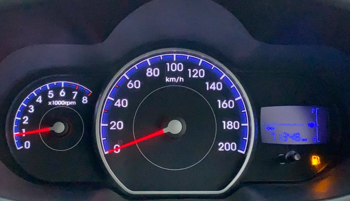 2011 Hyundai i10 SPORTZ 1.2, Petrol, Manual, 71,342 km, Odometer Image