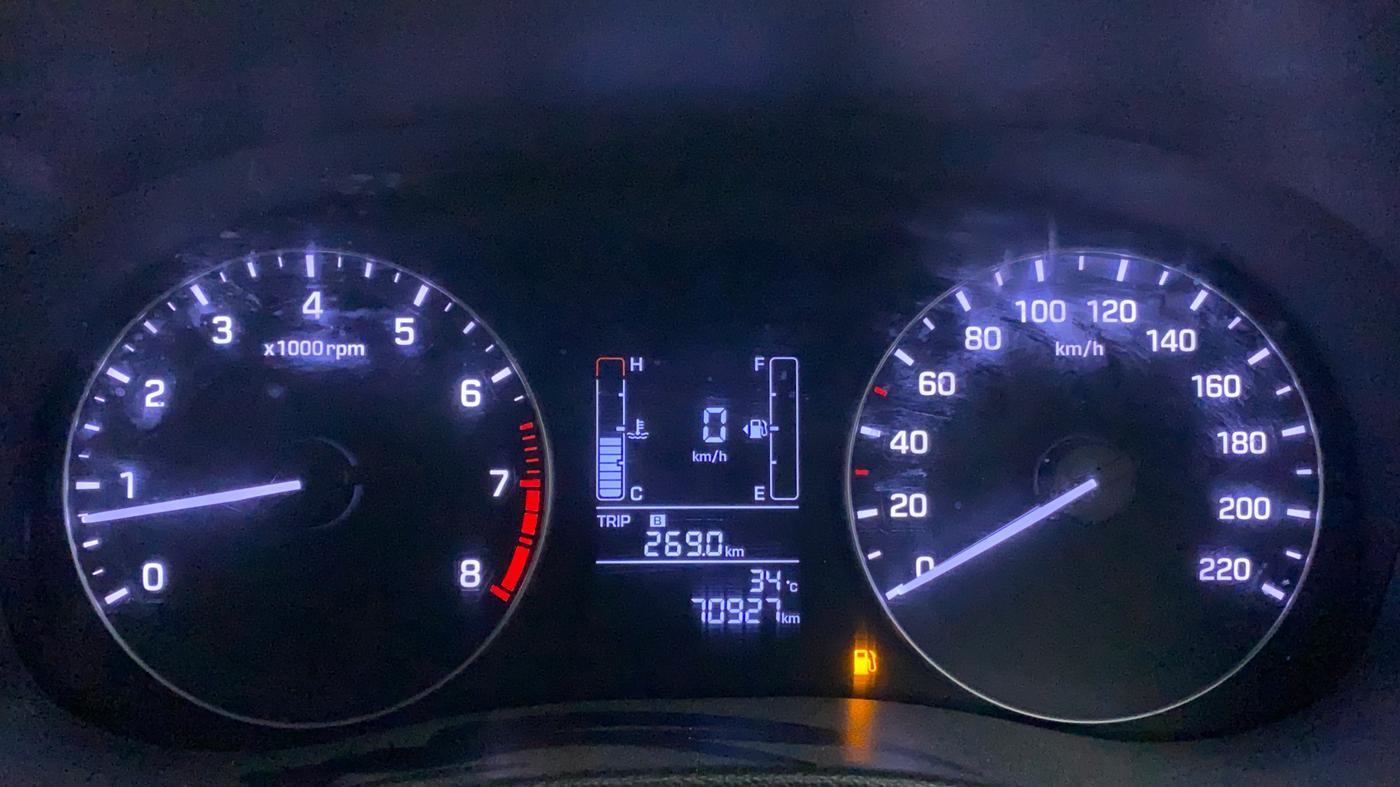2019 Hyundai Creta SX 1.6 PETROL, Petrol, Manual, 71,080 km, Odometer Image