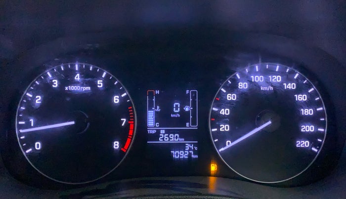 2019 Hyundai Creta SX 1.6 PETROL, Petrol, Manual, 71,080 km, Odometer Image