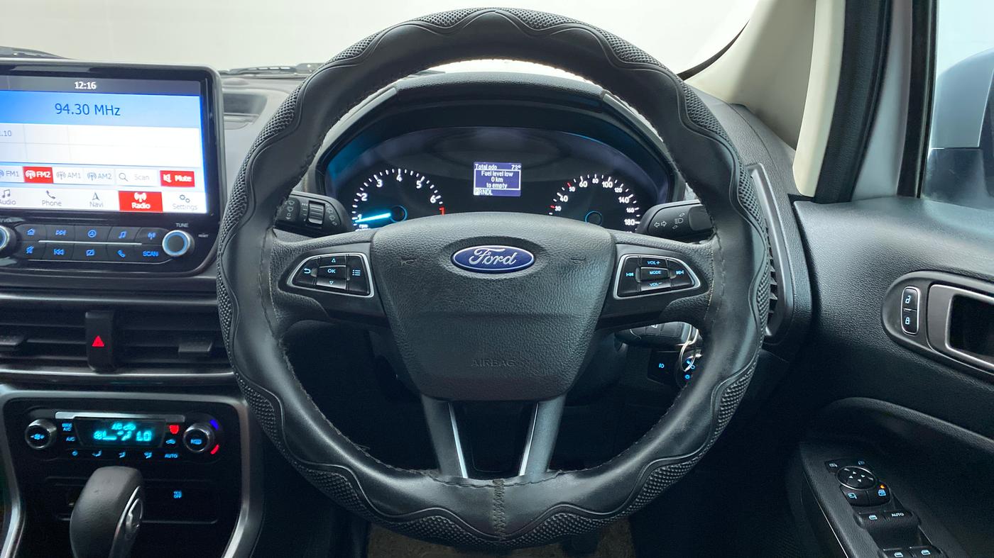 2019 Ford Ecosport TREND + 1.5 TI VCT AT, Petrol, Automatic, 40,652 km, Steering Wheel Close Up