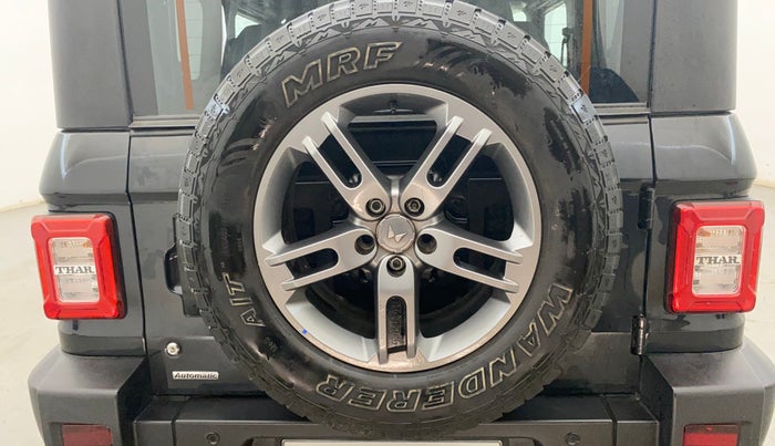 2024 Mahindra Thar LX PETROL HT 4WD AT, Petrol, Automatic, 9,543 km, Spare Tyre
